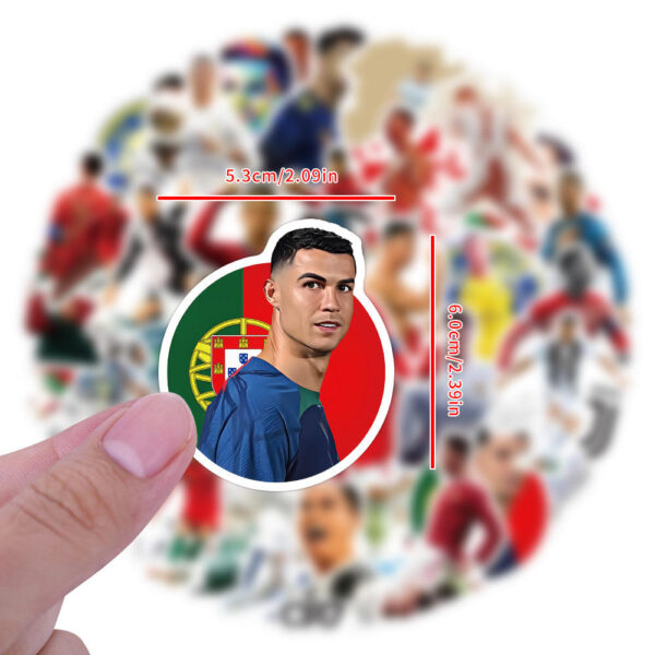 Ronaldo graffiti stickers 50 pcs - Image 3