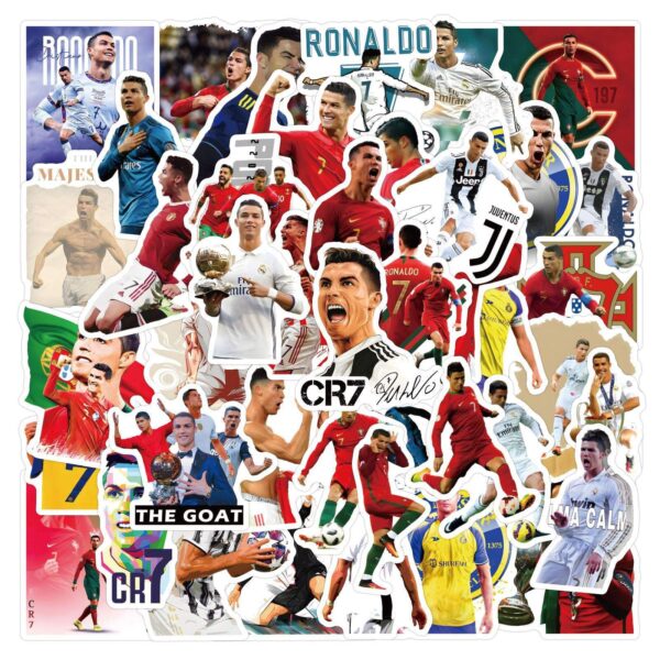 Ronaldo graffiti stickers 50 pcs - Image 2